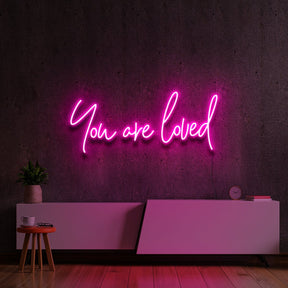 "You Are Loved" Neon Sign by Neon Icons