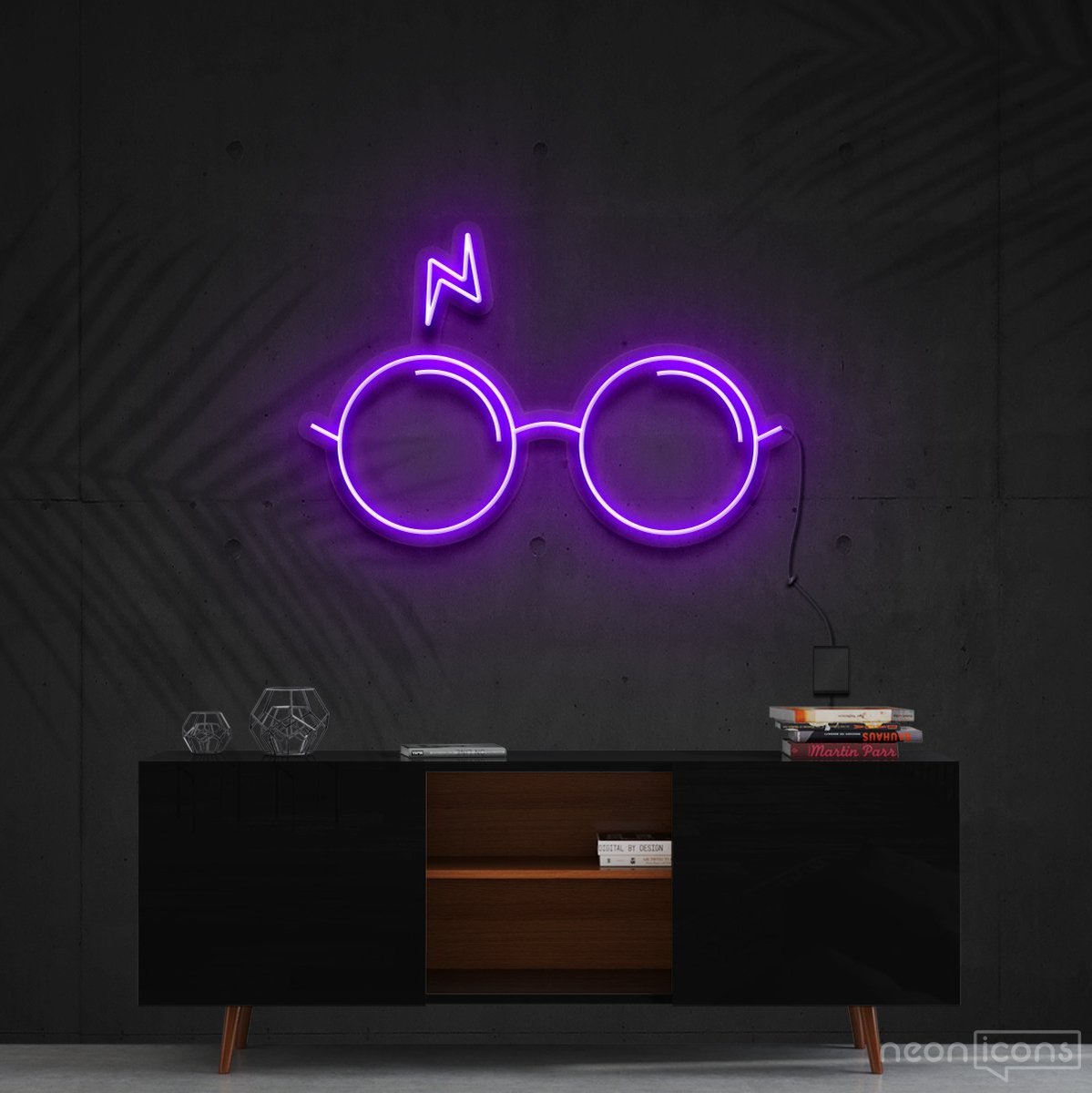 "You're a Wizard, Harry" Neon Sign 60cm (2ft) / Purple / Cut to Shape by Neon Icons