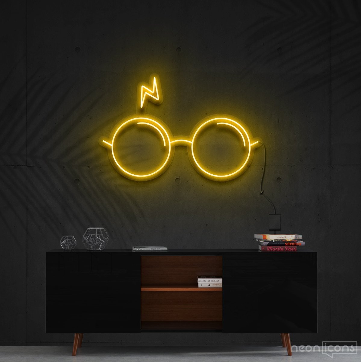 "You're a Wizard, Harry" Neon Sign 60cm (2ft) / Yellow / Cut to Shape by Neon Icons